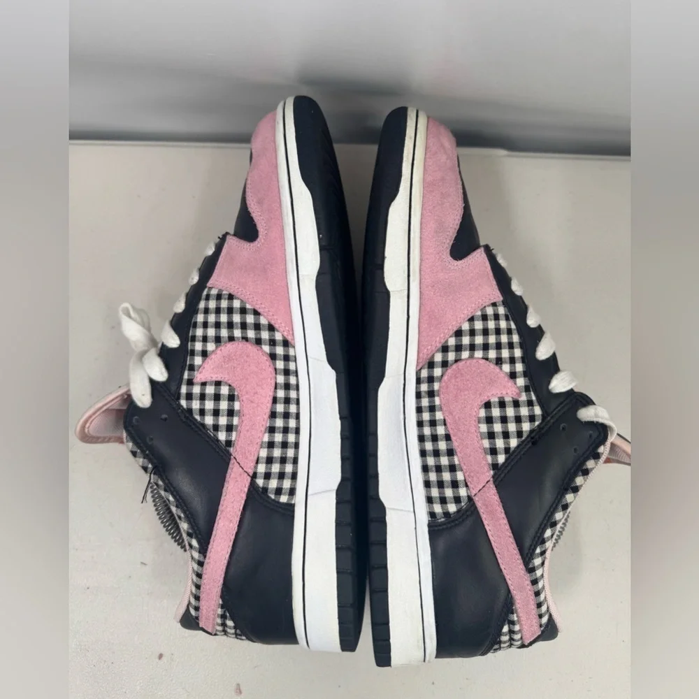 Nike Dunk Low Wmns Picnic Pink Plaid Sz 11 308608-161 Vtg Rare Stussy